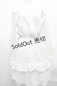 axes femme / イレヘムフリルチュニック  オフ S-25-03-09-048-AX-TO-HR-ZS