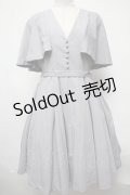 Sheglit / "Adelheid"ケープワンピース  グレー S-25-03-09-052-EL-OP-HR-ZS