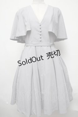 画像1: Sheglit / "Adelheid"ケープワンピース  グレー S-25-03-09-052-EL-OP-HR-ZS