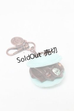 画像1: Q-pot. / ミントチョコレートマカロンバッグチャーム  ミント S-25-03-10-001-QP-ZA-HR-ZS