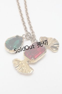 画像1: Q-pot. / ジュエルキャンディーネックレス  ゴールド S-25-03-10-050-QP-AC-AS-ZS