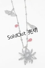 Q-pot. / ヴァンパイアスパイダーネックレス  シルバー S-25-03-10-053-QP-AC-AS-ZS