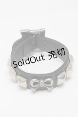 Q-pot. / リボーンレザーブレスレット  黒 S-25-03-10-056-QP-AC-AS-ZS