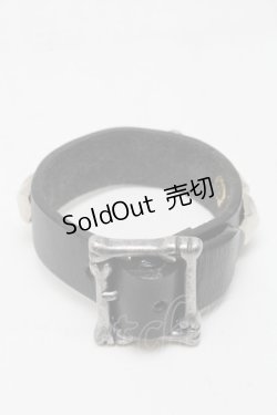 画像2: Q-pot. / リボーンレザーブレスレット  黒 S-25-03-10-056-QP-AC-AS-ZS