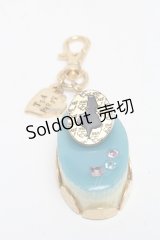 Q-pot. / アリスのプチケーキバッグチャーム  ブルー S-25-03-10-1048-QP-AC-AS-ZS
