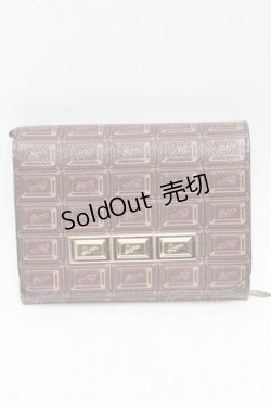 画像1: Q-pot. / チョコレートショートウォレット  ブラウン S-25-03-10-1051-QP-ZA-AS-ZS