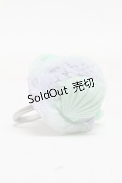 画像1: Q-pot. / シーソルトアイスクリームリング   S-25-03-10-1007-QP-ZA-AS-ZS