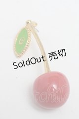 Q-pot. / チェリーピアス  レッド S-25-03-10-1032-QP-AC-AS-ZS