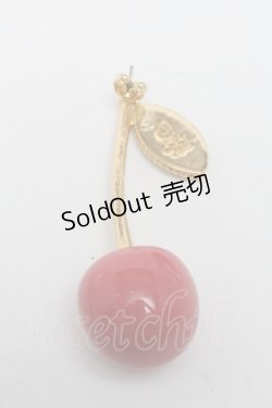 画像2: Q-pot. / チェリーピアス  レッド S-25-03-10-1032-QP-AC-AS-ZS