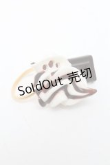 Q-pot. / フレッシュクリームウィズチョコレートソース　リング  ブラウン S-25-03-10-1005-QP-AC-HR-ZS