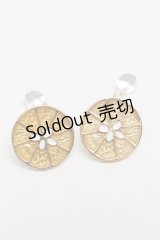 Q-pot. /フレッシュレモンピアス  イエロー S-25-03-10-1040-QP-AC-AS-ZS