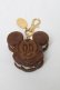 画像2: Q-pot. / ミッキーマウス/チョコミントクッキーサンドバックチャーム  ブラウン S-25-03-10-010-QP-AC-HR-ZS (2)
