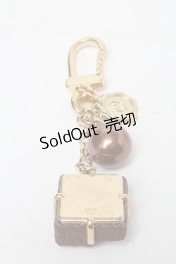 画像2: Q-pot. / リュクスショコラストラップ  ブラウン S-25-03-10-015-QP-ZA-AS-ZS