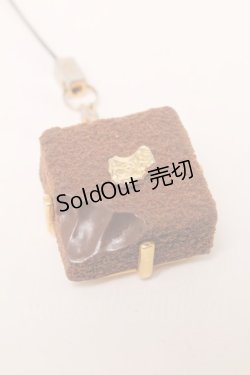 画像1: Q-pot. / リュクスショコラストラップ  ブラウン S-25-03-10-022-QP-ZA-HR-ZS