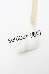 Q-pot. / クリーミーソープネックレス  白 S-25-03-10-032-QP-AC-AS-ZS