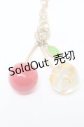 Q-pot. / チェリーネックレス  赤 S-25-03-10-035-QP-AC-AS-ZS
