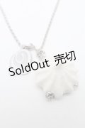 Q-pot. / ミルクメレンゲネックレス  白 S-25-03-10-036-QP-AC-AS-ZS