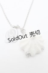 Q-pot. / ミルクメレンゲネックレス  白 S-25-03-10-036-QP-AC-AS-ZS