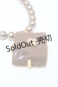 Q-pot. / リュクスショコラパールネックレス  ブラウン S-25-03-10-040-QP-AC-HR-ZS