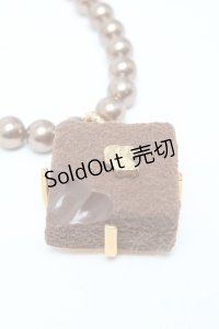 Q-pot. / リュクスショコラパールネックレス  ブラウン S-25-03-10-040-QP-AC-HR-ZS