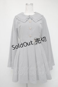axes femme POETIQUE / スリット袖風ノースリワンピ  グレー S-25-03-11-053-AX-OP-AS-ZS