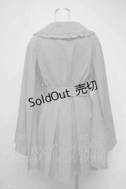画像2: axes femme POETIQUE / スリット袖風ノースリワンピ  グレー S-25-03-11-053-AX-OP-AS-ZS