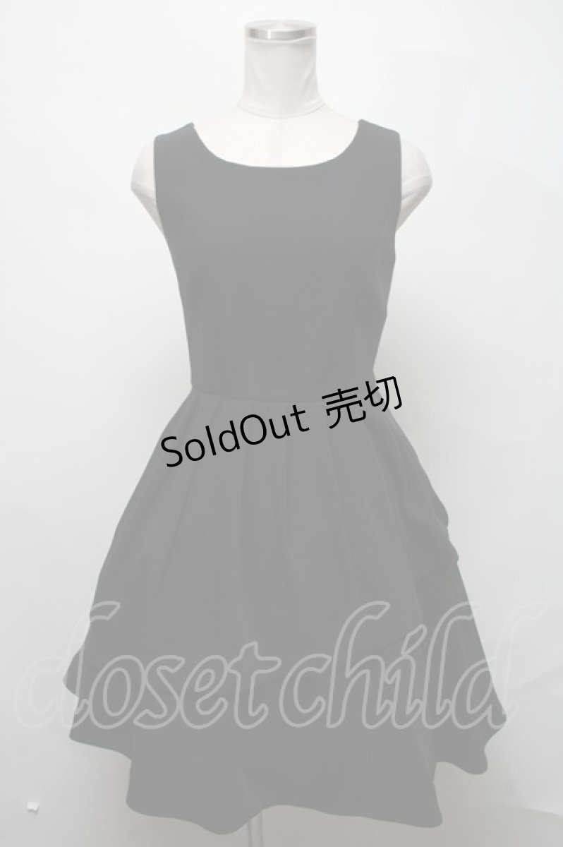 画像1: Moi-meme-Moitie / フレアジャンパースカート  黒 S-25-03-11-061-MO-OP-HR-ZS (1)