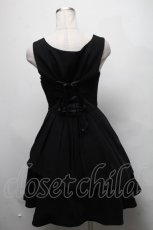 画像2: Moi-meme-Moitie / フレアジャンパースカート  黒 S-25-03-11-061-MO-OP-HR-ZS (2)