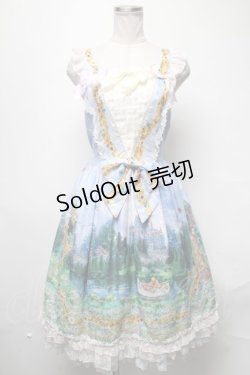 画像1: BABY,THE STARS SHINE BRIGHT / Princess Rapunzel 〜魔法の髪のフローラルガーランド〜後ろバッスル  ラベンダー S-25-03-11-067-BA-OP-AS-ZS