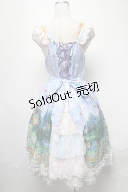 画像2: BABY,THE STARS SHINE BRIGHT / Princess Rapunzel 〜魔法の髪のフローラルガーランド〜後ろバッスル  ラベンダー S-25-03-11-067-BA-OP-AS-ZS