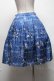 画像2: Jane Marple / Jane's drawingのタックスカート  ブルー S-25-03-11-076-JM-SK-HR-ZS (2)
