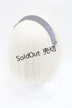 画像2: axes femme / ベロアリボンカチューシャ  紺 S-25-03-11-011-AX-AC-HR-ZS
