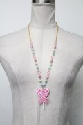 Angelic Pretty / POP Heartロリポップネックレス  ピンク S-25-03-11-016-AP-AC-HR-ZS