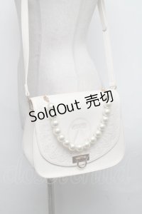axes femme POETIQUE / パールハンドルバッグ  オフ S-25-03-11-018-AX-BG-AS-ZS