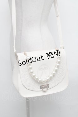 画像1: axes femme POETIQUE / パールハンドルバッグ  オフ S-25-03-11-018-AX-BG-AS-ZS