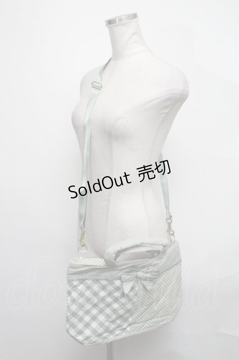 画像2: 【SALE】PINK HOUSE / ギンガムショルダーバッグ  グリーン S-25-03-11-021-LO-BG-AS-ZTK018 (2)