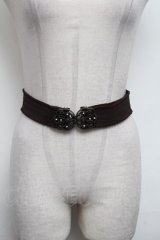 axes femme / ゴムベルト  ブラウン S-25-03-11-022-AX-AC-AS-ZT171