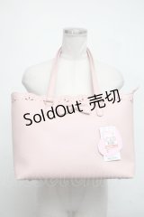 m petit by misako / AMスカラップトートバッグ  ピンク S-25-03-11-023-LO-BG-HR-ZS