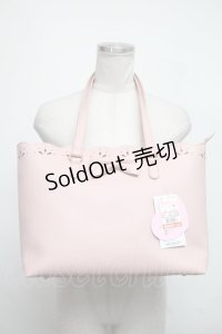 m petit by misako / AMスカラップトートバッグ  ピンク S-25-03-11-023-LO-BG-HR-ZS