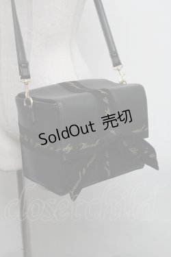 画像1: Fi.n.t  / プレゼントボックスバッグ  黒 S-25-03-11-024-LO-BG-HR-ZS