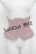 ATELIER PIERROT / Frill Short Corset  ワイン S-25-03-11-025-EL-TO-HR-ZS