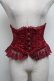 画像1: ATELIER PIERROT / Frill Short Corset  ワイン S-25-03-11-025-EL-TO-HR-ZS (1)