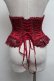 画像2: ATELIER PIERROT / Frill Short Corset  ワイン S-25-03-11-025-EL-TO-HR-ZS (2)