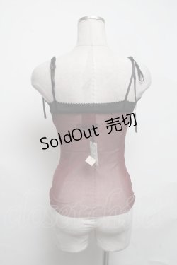 画像2: Jean Paul GAULTIER CLASSIQUE / パワーネットキャミソール  ワイン S-25-03-11-026-GO-TO-AS-ZS