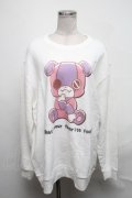 NieR Clothing / ちゃむちゃむスウェット  白 S-25-03-11-029-PU-BL-AS-ZY