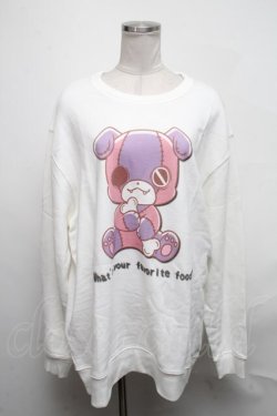 画像1: NieR Clothing / ちゃむちゃむスウェット  白 S-25-03-11-029-PU-BL-AS-ZY