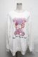 画像1: NieR Clothing / ちゃむちゃむスウェット  白 S-25-03-11-029-PU-BL-AS-ZY (1)