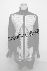 Royal Princess Alice / Dark Alice Tea Party・まくらくらまコラボブラウス  黒 S-25-03-11-040-LO-BL-AS-ZS