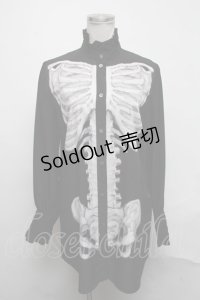 Royal Princess Alice / Dark Alice Tea Party・まくらくらまコラボブラウス  黒 S-25-03-11-040-LO-BL-AS-ZS