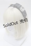Swankiss / SX elegant tweed カチューシャ  黒 S-25-03-13-006-CA-AC-HR-ZS